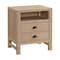 Alaterre Furniture Arden 2-Drawer Wood Nightstand ANAN0129 - alternate 1